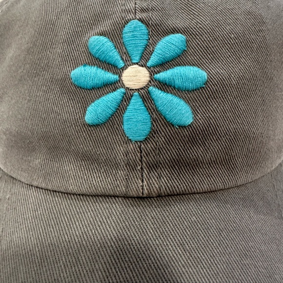 Life Is Good Gray Flower Hat - Picture 3 of 10